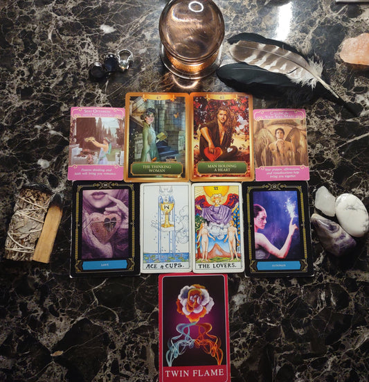 25-minute (2 Questions) Love Psychic Tarot Reading by Personalized Recorded Video