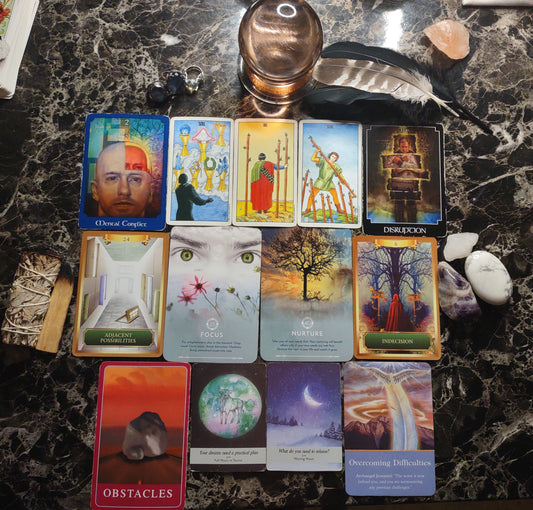 25-minute (2 Question) Obstacles & Road Blocks Psychic Tarot Reading by Personalized Recorded Video