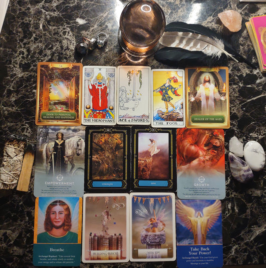 10-Minute Personalize Psychic Tarot Reading by Recorded Video (1-question only) In-depth